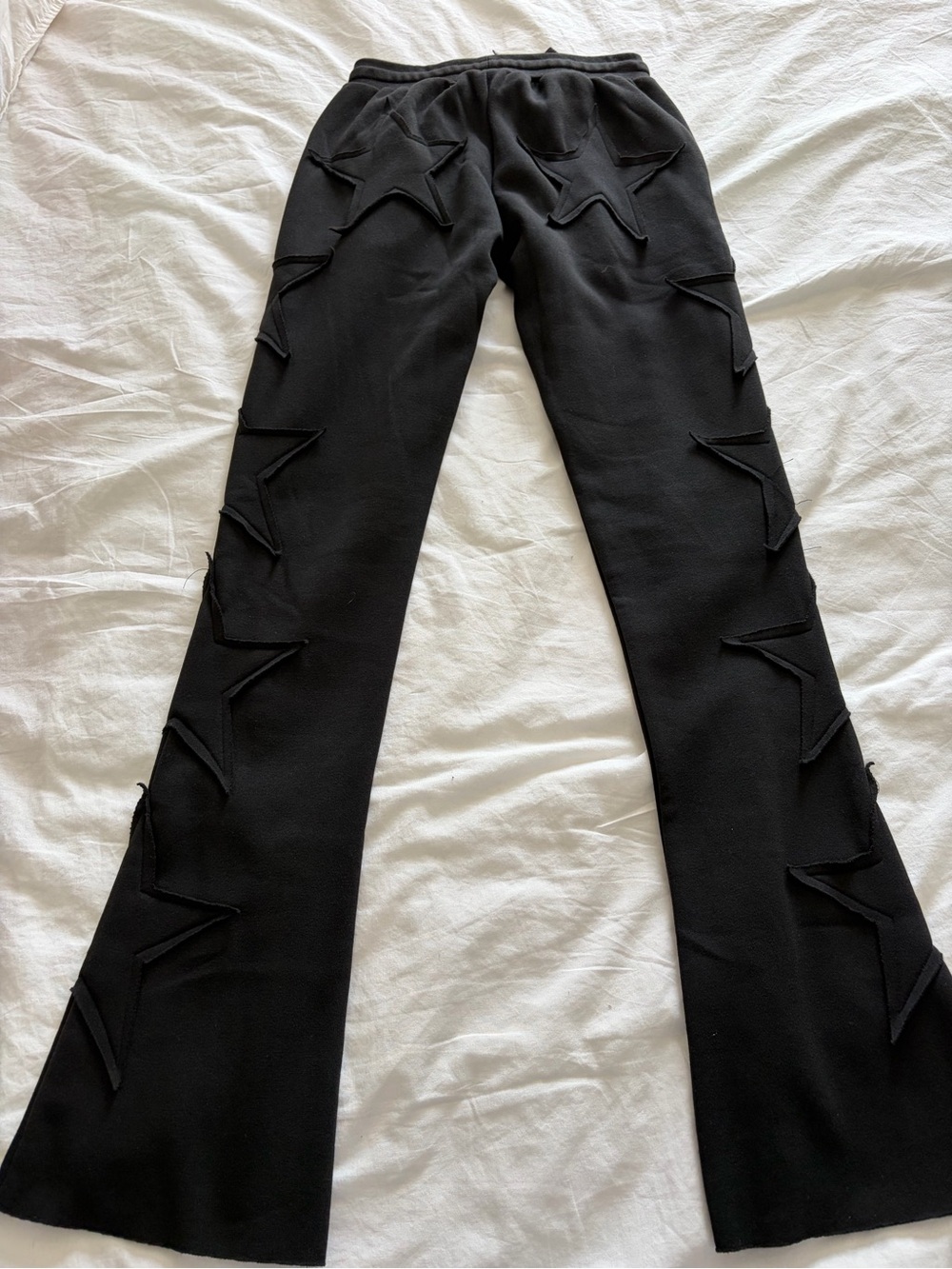 Rockstar Original Women’s Sinayah Black Stacked Star Track Pants Medium NWT - Picture 6 of 14